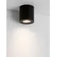 Spot fix Nova Luce Cotty, 1xGU10, D80 mm, negru, IP44