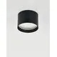 Spot fix LED Nova Luce Cannos, 20W, 3000K, D144 mm, negru