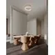 Plafoniera cristal LED Nova Luce Celysia, 56W, 3500K, D60 cm, crom, dimabil Triac