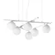Pendul Ideal Lux Atlas, 6xG9, alb