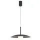 Pendul LED Mantra Lidia, 12W, 3000K, 800 lumeni, D460 mm, Hmax 1800 mm, gri inchis