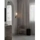 Aplica Nova Luce Filomena, 1xG9, bej, opal, auriu