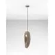 Pendul Nova Luce Tempus, 1xG9 max. 5W, 18x48 cm, Hmax. 250 cm, maro