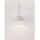 Pendul Nova Luce Davo, 1xE27 max. 12W, D50 cm, Hmax 228 cm, gri