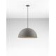 Pendul Nova Luce Starla, 1xE27 max. 12W, D60 cm, Hmax 250 cm, gri