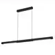 Pendul LED Mantra Lineal, 24W, 3000K, 1830 lumeni, L1195 mm, Hmax 1500 mm, negru