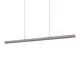 Pendul LED Ideal Lux Dorica, 35W, 3000K, 1280 lumeni, L1400 mm, Hmax 2185 mm, bronz, negru, dimabil Dali Push