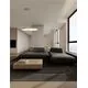 Pendul LED Nova Luce Vea, 53W, CCT switch 2700K-3000K, 2323 lumeni, D610 mm, Hmax 2000 mm, champagne, dimabil Triac