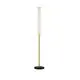 Lampadar LED Nova Luce Nolia, 20W, 3000K, 1336 lumeni, H1400 mm, auriu, alama, negru