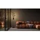 Lampadar LED Maytoni Ikebana, 24W, 3000K, 1300 lumeni, H1250 mm, negru, dimabil switch