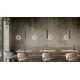 Pendul LED Maytoni Basic Texture, 5W, 3000K, 439 lumeni, D60 mm, Hmax 3425 mm, negru