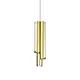 Pendul LED Ideal Lux Dorica, 27W, 3000K, 1480 lumeni, D95 mm, Hmax 2490 mm, alama, dimabil Dali Push
