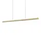 Pendul LED Ideal Lux Dorica, 35W, 3000K, 1800 lumeni, L1400 mm, Hmax 2185 mm, alama, negru, dimabil Dali Push