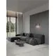 Aplica LED Nova Luce Crista, 15W, 3500K, 742 lumeni, L300 mm, H280 mm, negru, dimabil Triac