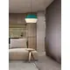 Pendul Nova Luce Veliss, 1xE27 max. 12W, D450 mm, Hmax 2060 mm, bej, verde, negru