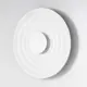 Aplica LED Azzardo Ripple, 6W, 2675K, 108 lumeni, D500 mm, alb, IP20