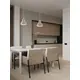 Pendul Nova Luce Picco, 1xE14 max. 5W, D160 mm, Hmax 2220 mm, alb, maro/mocha