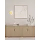 Aplica LED Nova Luce Molli, 8W, 3000K, 492 lumeni, D200 mm, bej, auriu