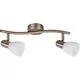 Plafoniera Rabalux Soma, 2xE14, alb-bronz