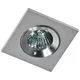 Spot fix incastrat AZzardo Pablo, 1xGU10, aluminiu, patrat, IP54