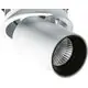 Spot mobil LED incastrat AZzardo Luna, 15W, alb-negru, rotund, dimabil, IP20