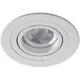 Spot mobil incastrat AZzardo Caro, 1xGU10, alb, rotund, IP20
