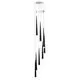 Pendul AZzardo Stylo, 8xG9, alb-negru