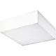 Plafoniera LED AZzardo Monza II Square, 18W, alb