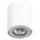Spot fix aplicat AZzardo Neos 1, 1xGU10, alb-aluminiu, rotund, IP20