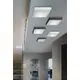 Plafoniera LED AZzardo Monza Square, 50W, 3000K, negru