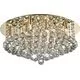 Plafoniera cristal AZzardo Bolla 58, 10G9, auriu