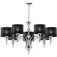 Candelabru AZzardo Impress, 7xE27, negru
