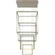 Pendul LED AZzardo Opera, 329W, auriu