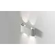 Aplica LED AZzardo Ginno 2, 4x1W, 3000K, aluminiu
