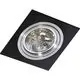 Spot mobil incastrat AZzardo Siro 1, 1xGU10 tip ES111, alb, patrat, IP20