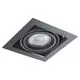 Spot mobil incastrat AZzardo Nova, 1xGU10 tip ES111, negru, patrat, IP20