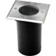 Spot fix incastrat AZzardo Hyde, 1xGU10, crom, patrat, IP54