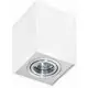 Spot mobil aplicat AZzardo Eloy, 1xGU10, alb-aluminiu, patrat, IP20
