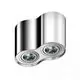 Spot mobil aplicat AZzardo Bross 2, 2xGU10, crom, elipsa, IP20