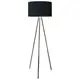 Lampadar AZzardo fixnn, 1xE27, negru