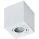Spot mobil aplicat AZzardo Brant Square, 1xGU10, alb, patrat, IP20