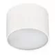Spot fix LED aplicat AZzardo Monza R Top, 5W, 3000K, alb, rotund, IP20