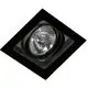 Spot mobil incastrat AZzardo Sisto 1, 1xGU10 tip ES111, negru, patrat, IP20