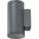 Aplica AZzardo Joe Wall 2, 2xGU10, gri inchis, rotund, IP54