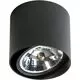 Spot mobil aplicat AZzardo Alix, 1xG53 tip QR111, negru, rotund, IP20