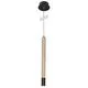 Pendul LED AZzardo Izolda, 5W, lemn natur-negru