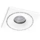 Spot fix incastrat AZzardo Simon, 1xGU10, alb, patrat, IP20