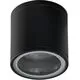 Spot fix aplicat AZzardo Joe Tube, 1xGU10, negru, rotund, IP54