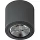 Spot mobil aplicat AZzardo Alix, 1xGU10 tip ES111, negru, rotund, IP20