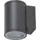 Aplica AZzardo Joe Wall 1, 1xGU10, gri inchis, rotund, IP54